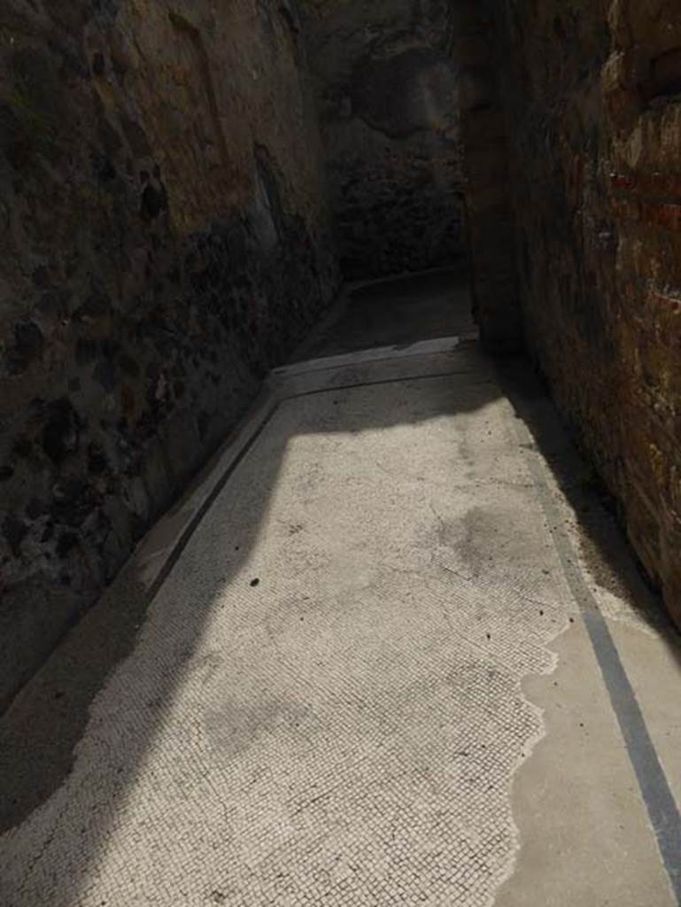 III.19/18/1 Herculaneum, October 2014. Looking east along corridor towards room 44.
Photo courtesy of Michael Binns.

