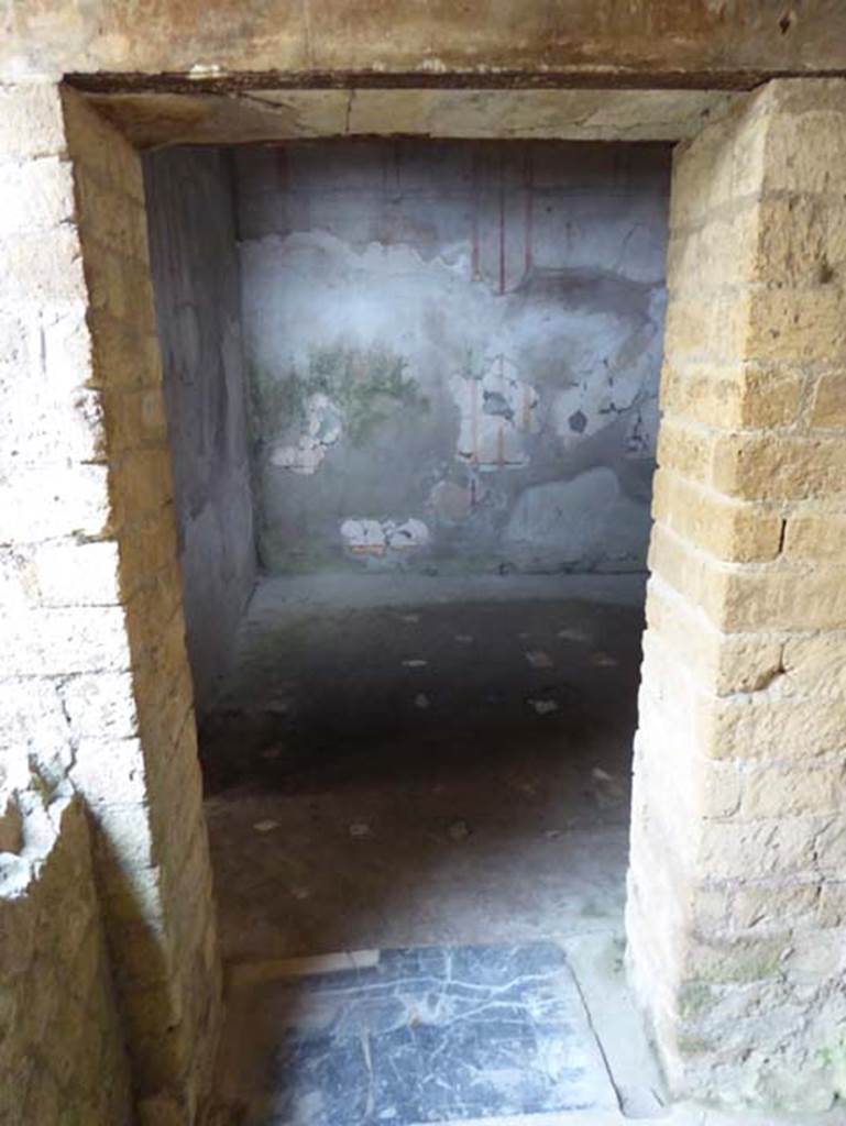 IV.4 Herculaneum. October 2014 Doorway to room 23, from end of corridor 21.  
Photo courtesy of Michael Binns.
