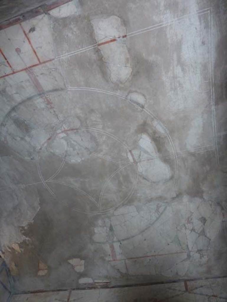 IV.4 Herculaneum. September 2015. Room 23, ceiling of anteroom.