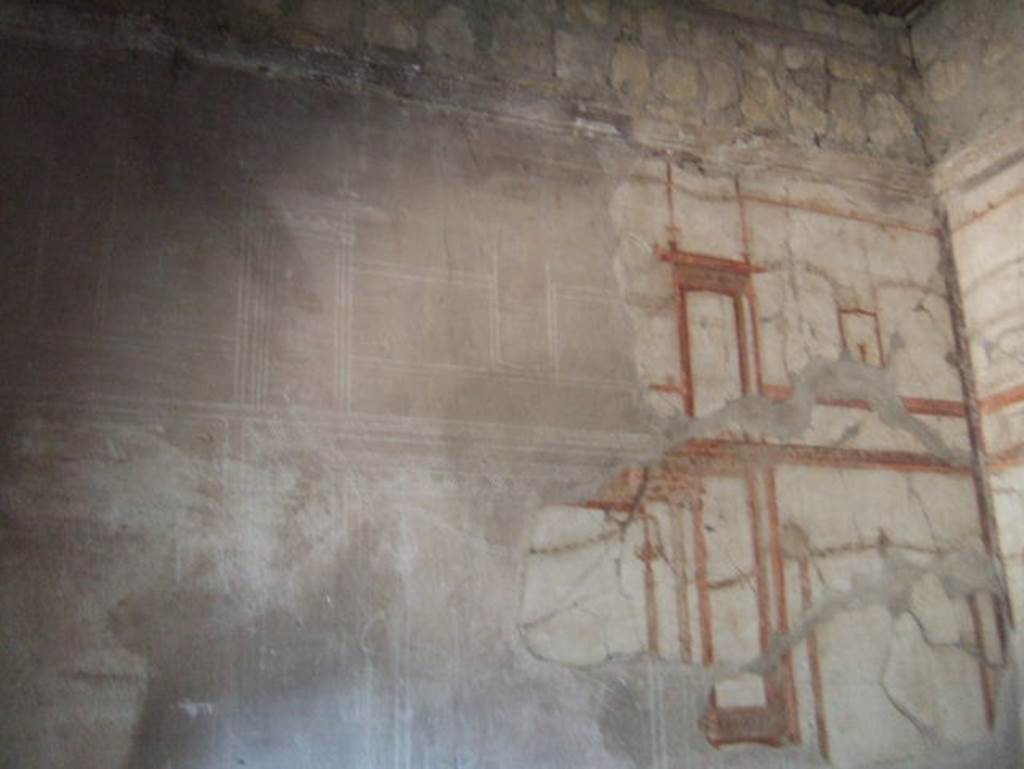 IV.4 Herculaneum. May 2006. Room 24, upper west wall.