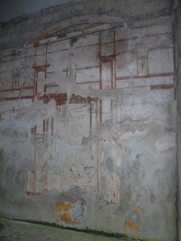 IV.4 Herculaneum. September 2015. Room 24, north wall.