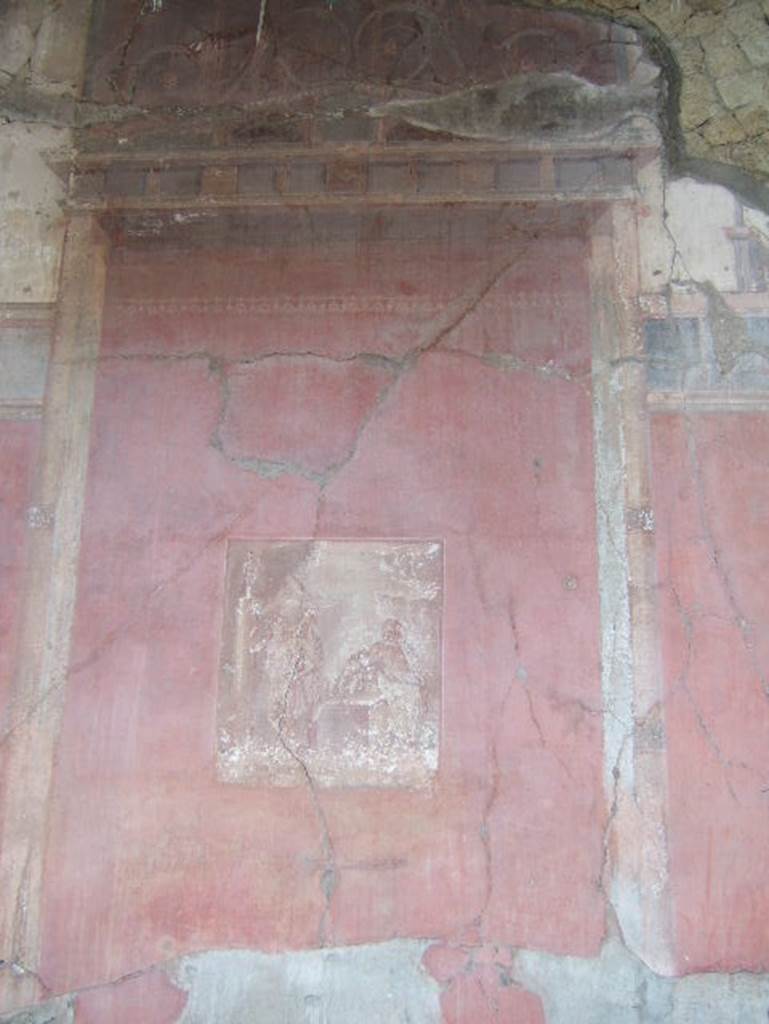 V. 35, House of Great Portal. May 2006. Triclinium 1, central panel.

