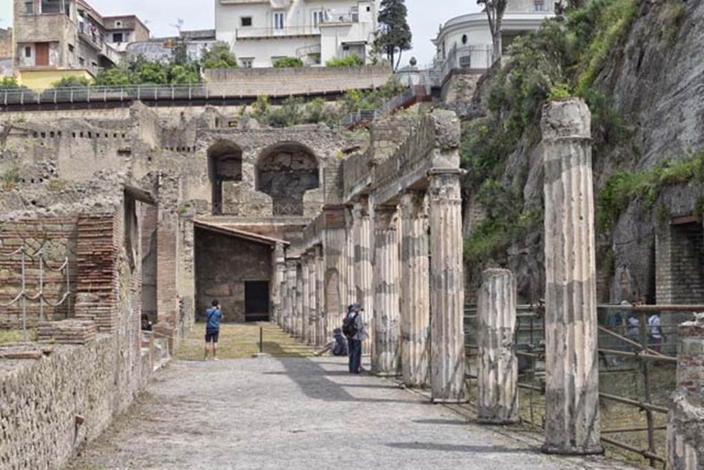 Ins. Orientalis II.4, Herculaneum, April 2018. Looking north. Photo courtesy of Ian Lycett-King. 
Use is subject to Creative Commons Attribution-NonCommercial License v.4 International.
