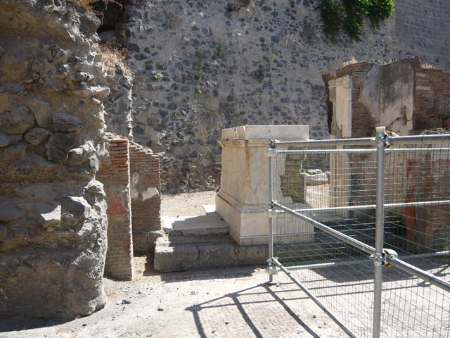 Herculaneum. August 2013. Looking north at west end. Photo courtesy of Buzz Ferebee.


