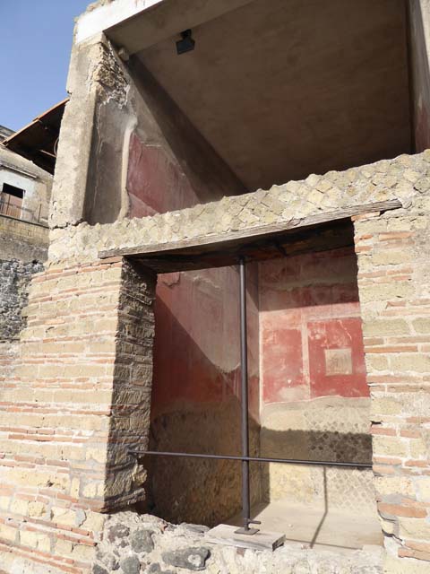 II.2 Herculaneum, September 2017. 
Looking towards decorative painting from east wall. Photo courtesy of Klaus Heese.
