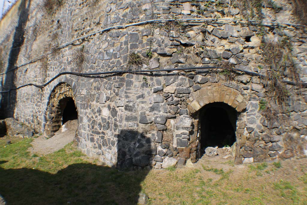 II.4 Herculaneum. March 2019. Looking towards west wall with Bourbon tunnels under Via Mare. This may be part of II.4 or II.5.
Foto Annette Haug, ERC Grant 681269 DÉCOR.


