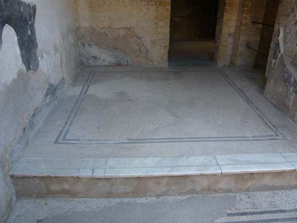 III.3 Herculaneum. August 2013. Room 17 on south side of house, looking east from room 20. Photo courtesy of Buzz Ferebee.
