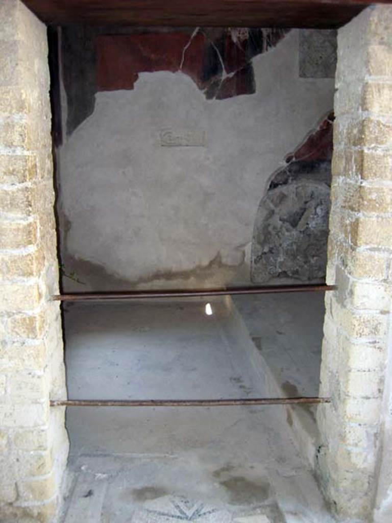 III.3 Herculaneum. June 2011. Room 18, looking south through doorway from room 17.
Photo courtesy of Sera Baker.
