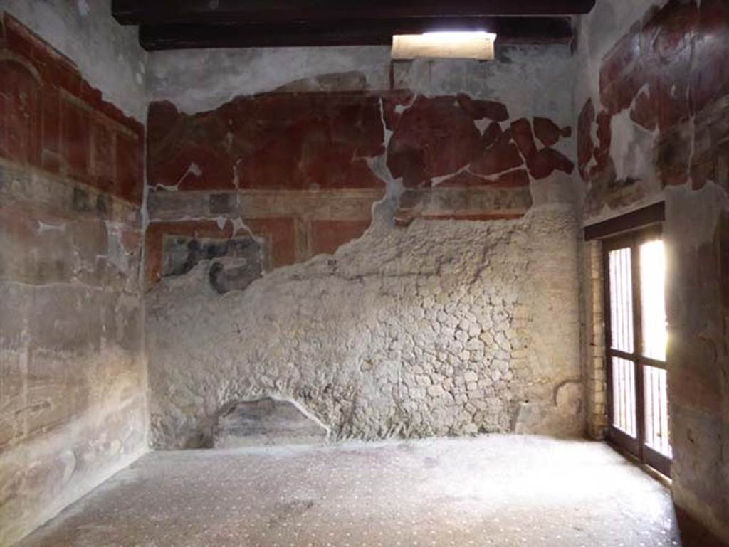 III.11 Herculaneum, October 2014. Room 8, west wall. Photo courtesy of Michael Binns.

