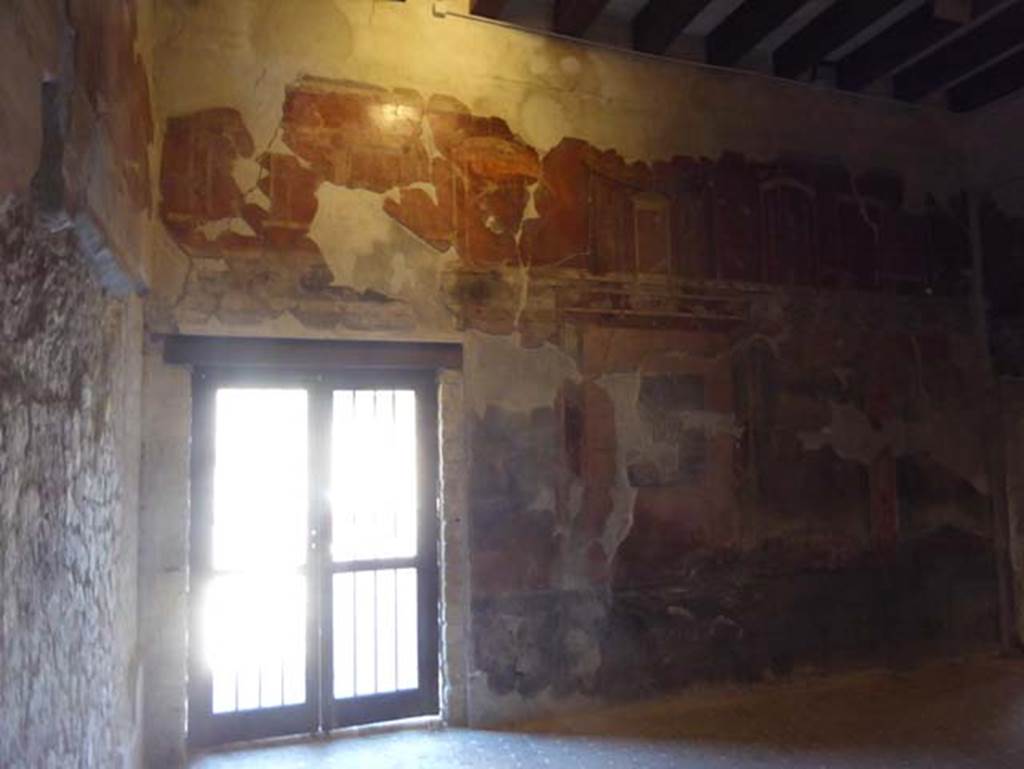 III.11 Herculaneum, June 2017, Room 8, looking towards north wall. Photo courtesy of Michael Binns.
