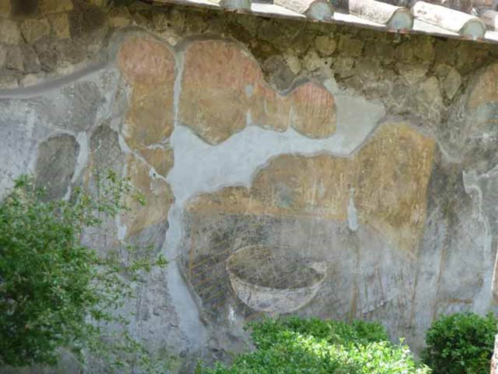 III.11 Herculaneum. May 2010. Remains of garden painting.