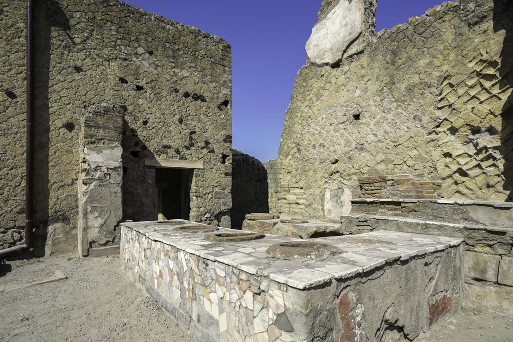 IV.16, Herculaneum, August 2021. Looking south-west across counter in bar-room. Photo courtesy of Robert Hanson.