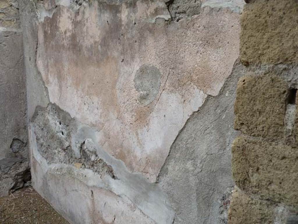 IV.17/18, Herculaneum, September 2015. North wall of vestibule, taken through doorway from IV.17.