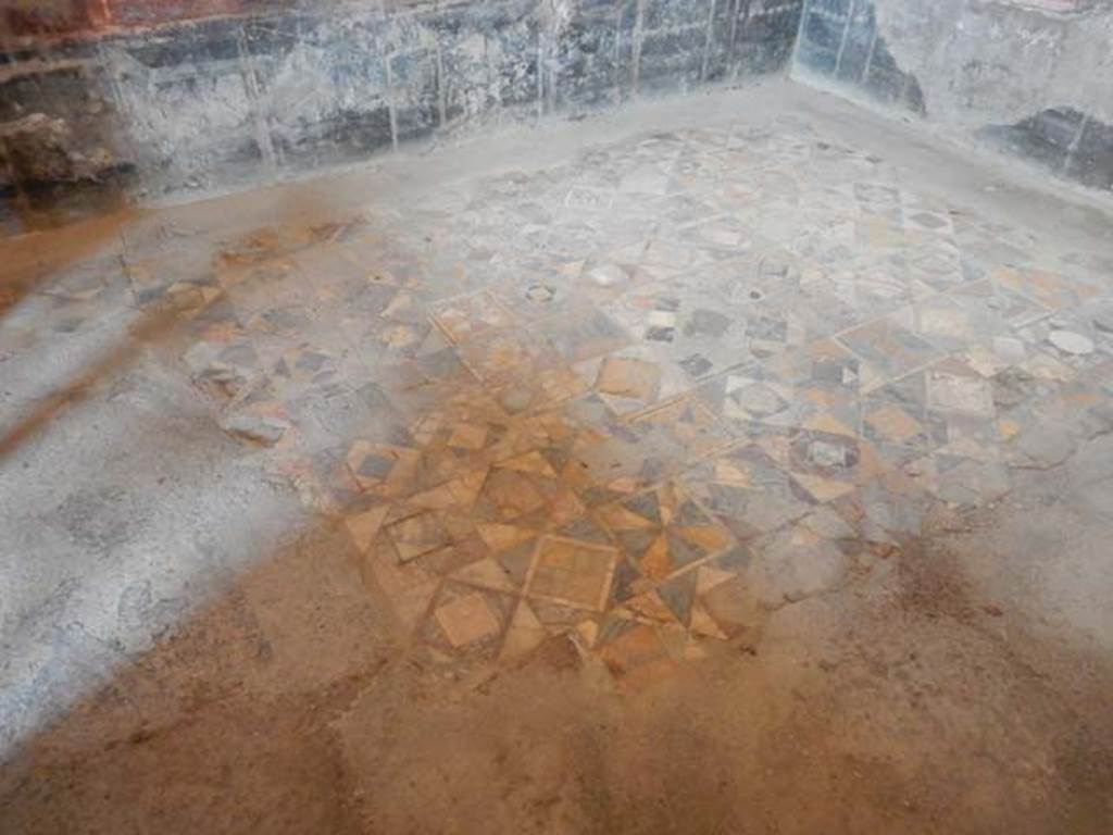 IV.21, Herculaneum. May 2018. Room 7, looking across opus sectile flooring. Photo courtesy of Buzz Ferebee. 