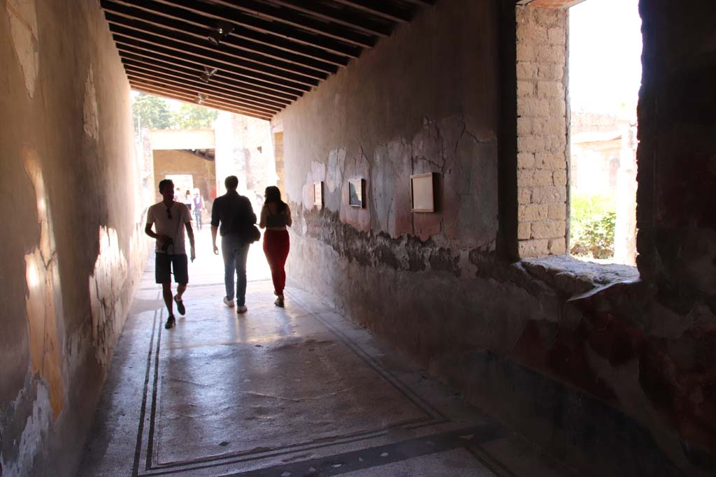 IV.21, Herculaneum. September 2019. Cryptoporticus 29, looking south along east portico. Photo courtesy of Klaus Heese.