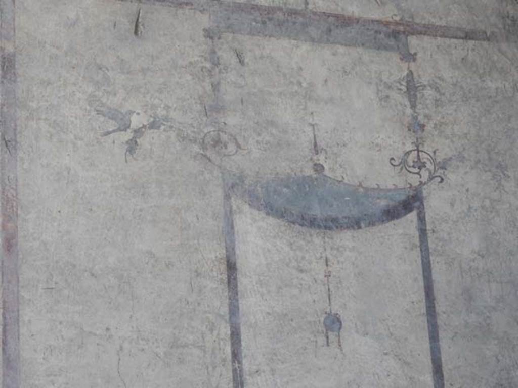 IV.21, Herculaneum. October 2020. Room 24, painted decoration from north end of upper west wall in atrium. Photo courtesy of Klaus Heese.  