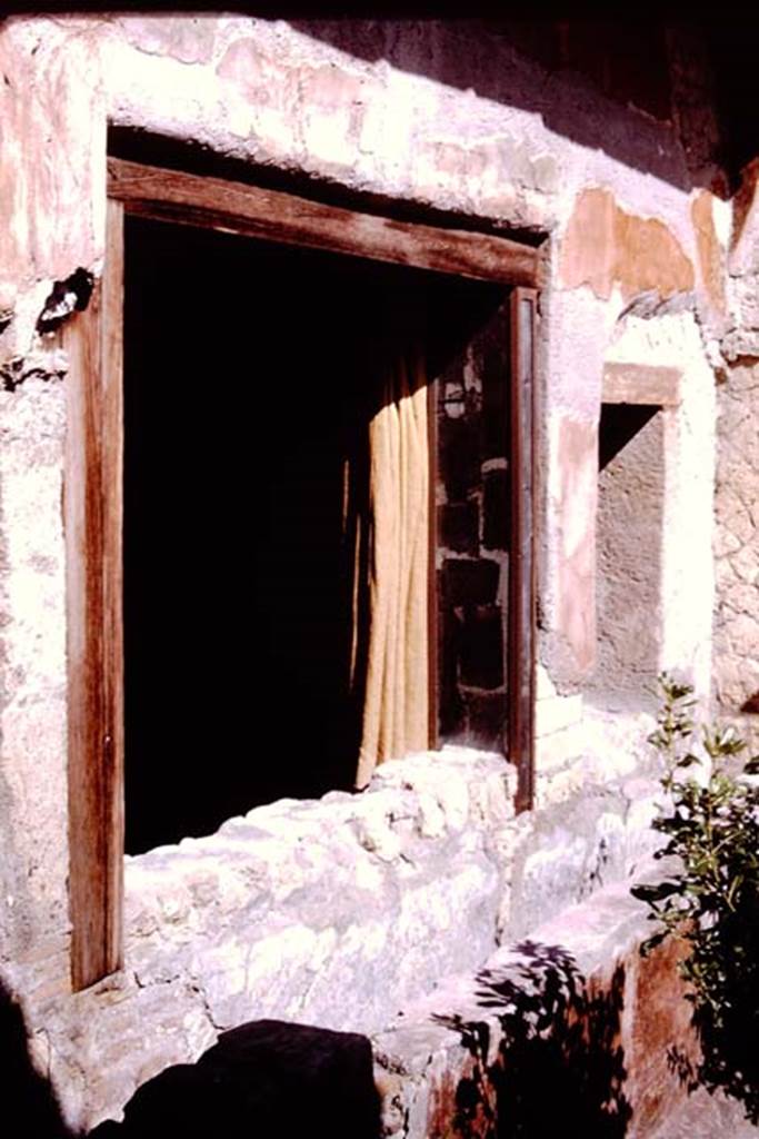 Ins. V.5, Herculaneum. 1964. North side of garden, looking towards window. Photo by Stanley A. Jashemski.
Source: The Wilhelmina and Stanley A. Jashemski archive in the University of Maryland Library, Special Collections (See collection page) and made available under the Creative Commons Attribution-Non Commercial License v.4. See Licence and use details. J64f1174
