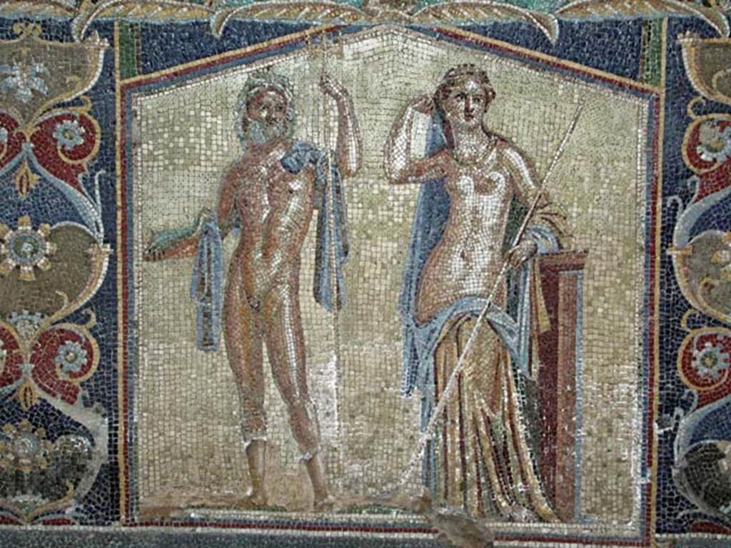 V.7, Herculaneum. September 2003. Detail of mosaic panel. Photo courtesy of Nicolas Monteix.