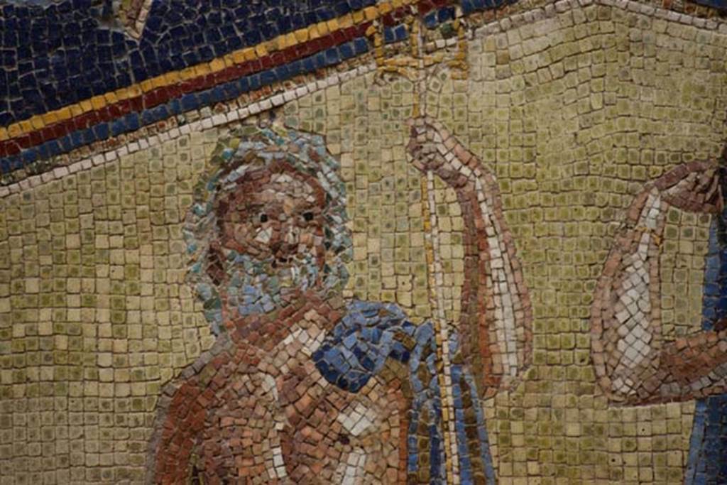 V.7, Herculaneum, April 2018. Detail from mosaic of Neptune. Photo courtesy of Ian Lycett-King. 
Use is subject to Creative Commons Attribution-NonCommercial License v.4 International.
