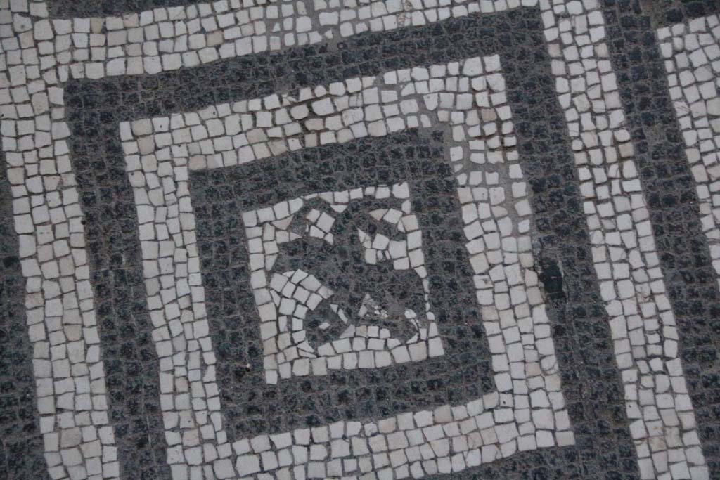 VI.8, Herculaneum. April 2014. Detail of mosaic floor in tepidarium. Photo courtesy of Klaus Heese.