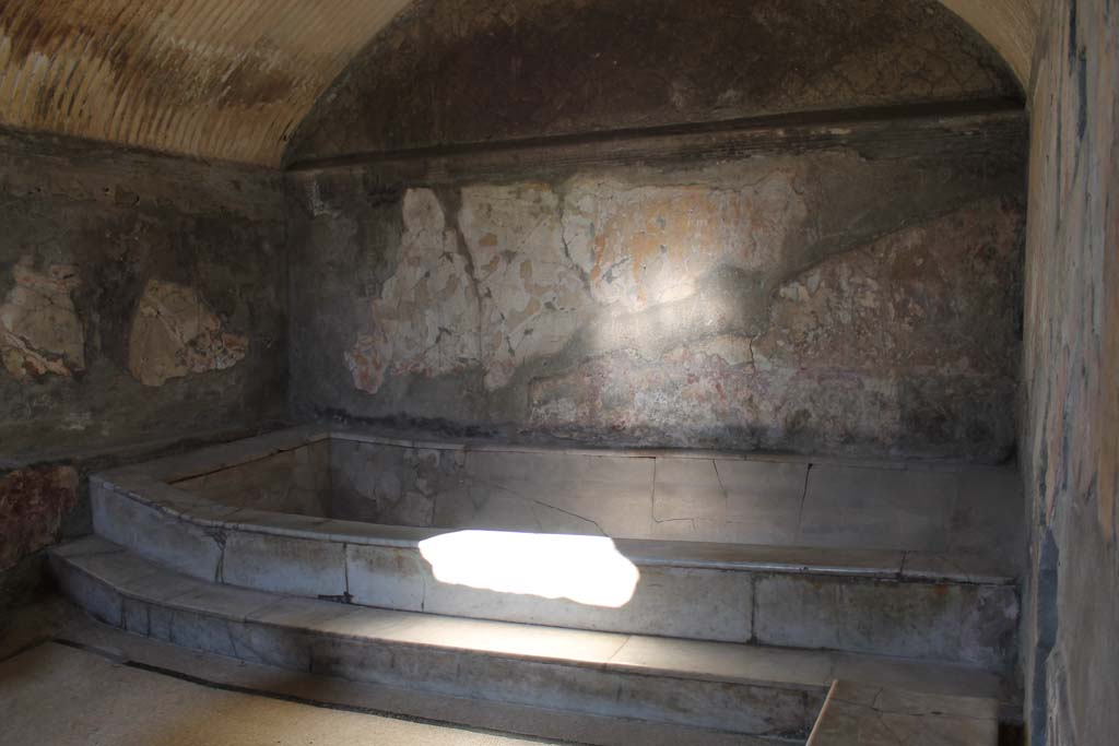 VI.8 Herculaneum. March 2014. Pool at north end of hot room or caldarium of women’s baths.
Foto Annette Haug, ERC Grant 681269 DÉCOR
