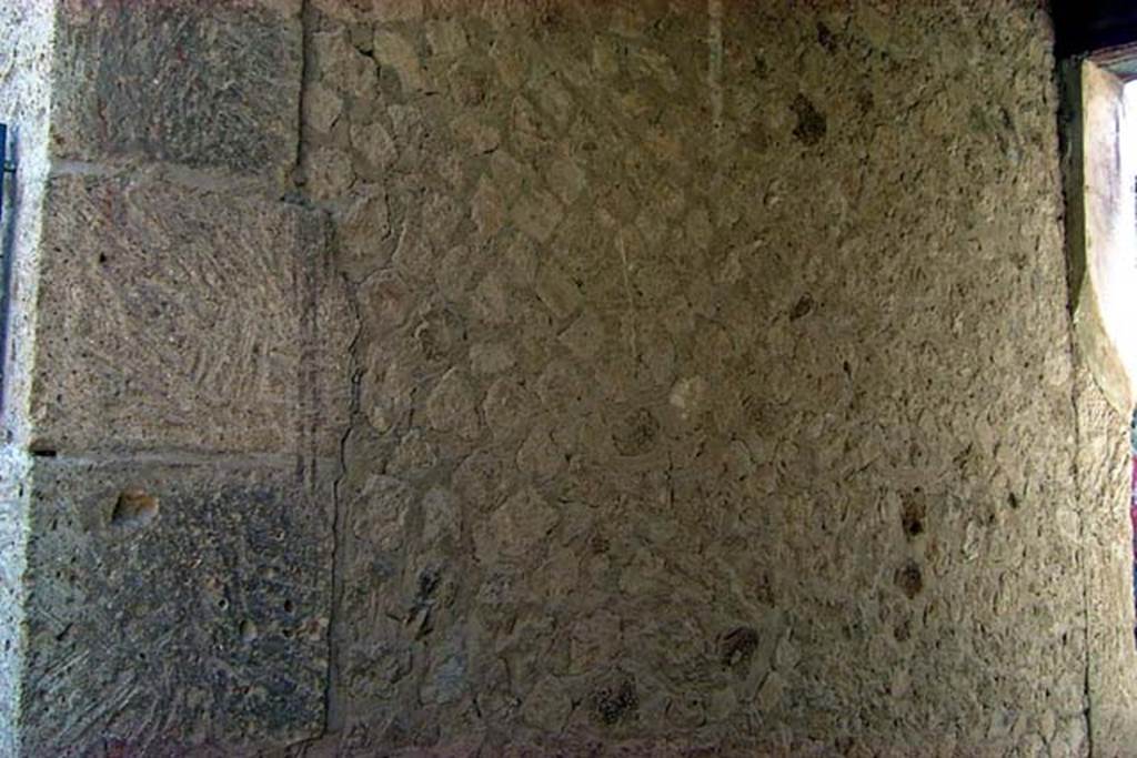 V1.17, Herculaneum. July 2003. East wall of corridor. Photo courtesy of Nicolas Monteix.

