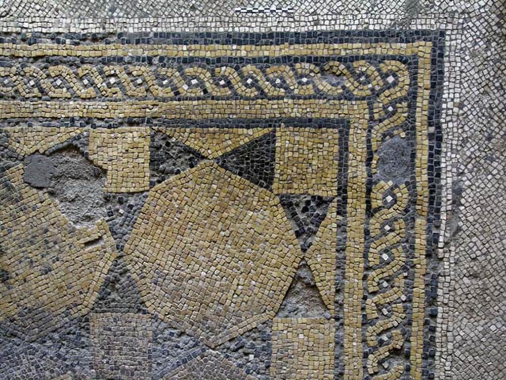 VI.17, Herculaneum. May 2004. Detail of mosaic flooring in triclinium. Photo courtesy of Nicolas Monteix.