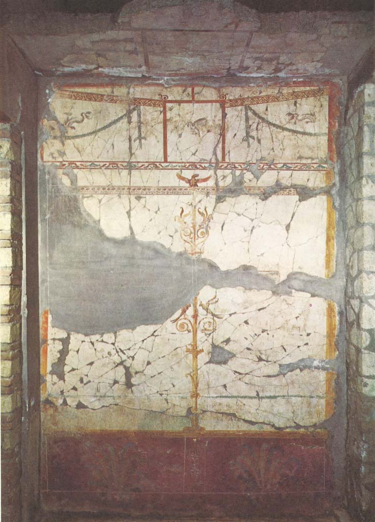 VI.17 Herculaneum. Not dated. Room 14, looking towards south wall of cubiculum. 