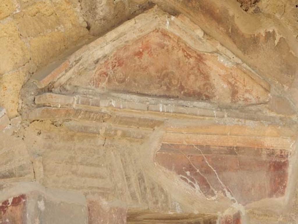 VI.29 Herculaneum. May 2018. 
Atrium 9, looking along south wall towards doorway to corridor 6, and tablinum, on right. Photo courtesy of Buzz Ferebee.

