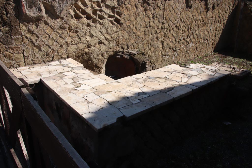 Ins. Orientalis II.13, Herculaneum. October 2022. Looking north-east across counter. Photo courtesy of Klaus Heese.

