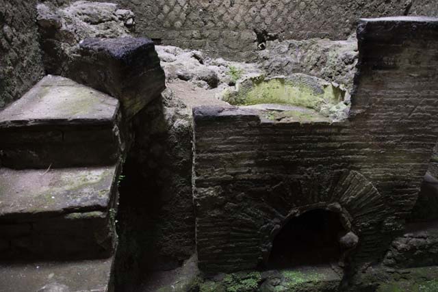 Suburban Baths, Herculaneum. June 2014. Praefurnium, or furnace room. Photo courtesy of Michael Binns.