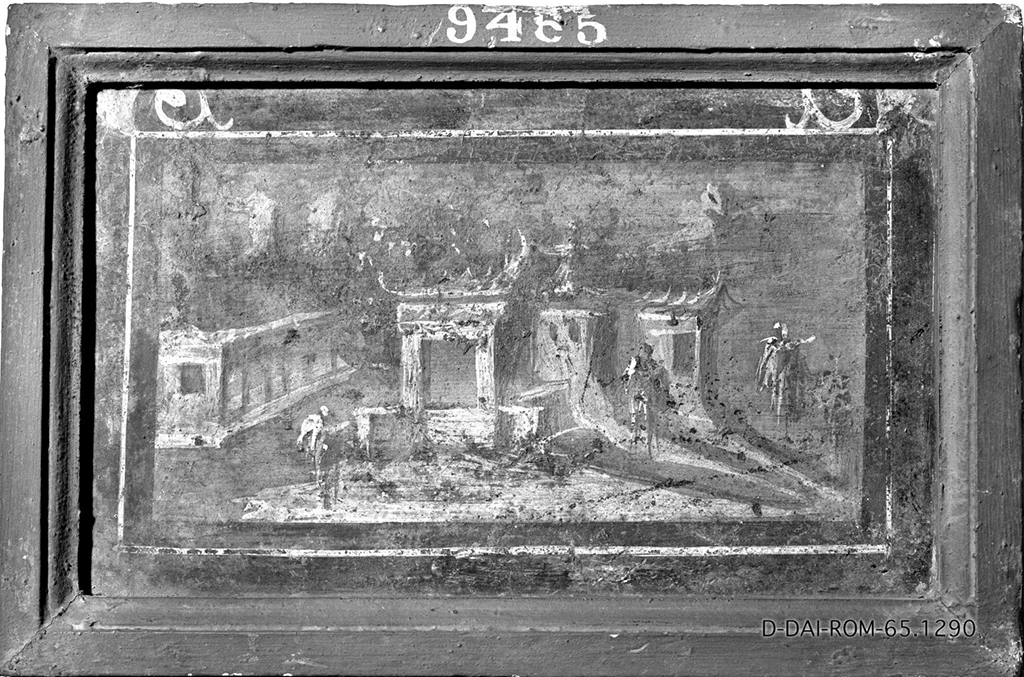 Villa dei Papiri, Herculaneum. Sacred landscape.
DAIR 65.1290. Photo © Deutsches Archäologisches Institut, Abteilung Rom, Arkiv. 
Now in Naples Archaeological Museum. Inventory number 9465.
