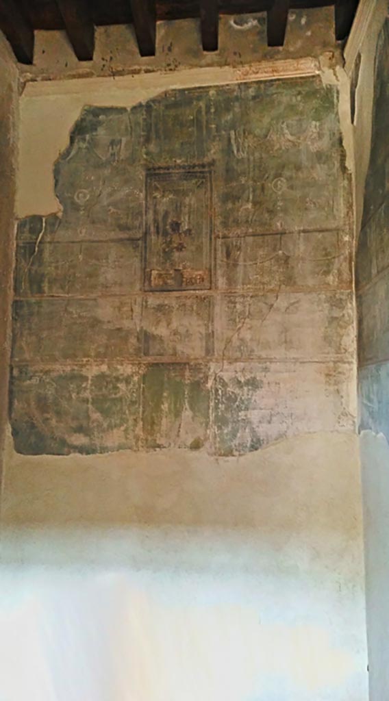 V.1 Herculaneum, photo taken between October 2014 and November 2019.
Room 3, upper west wall. Photo courtesy of Giuseppe Ciaramella.